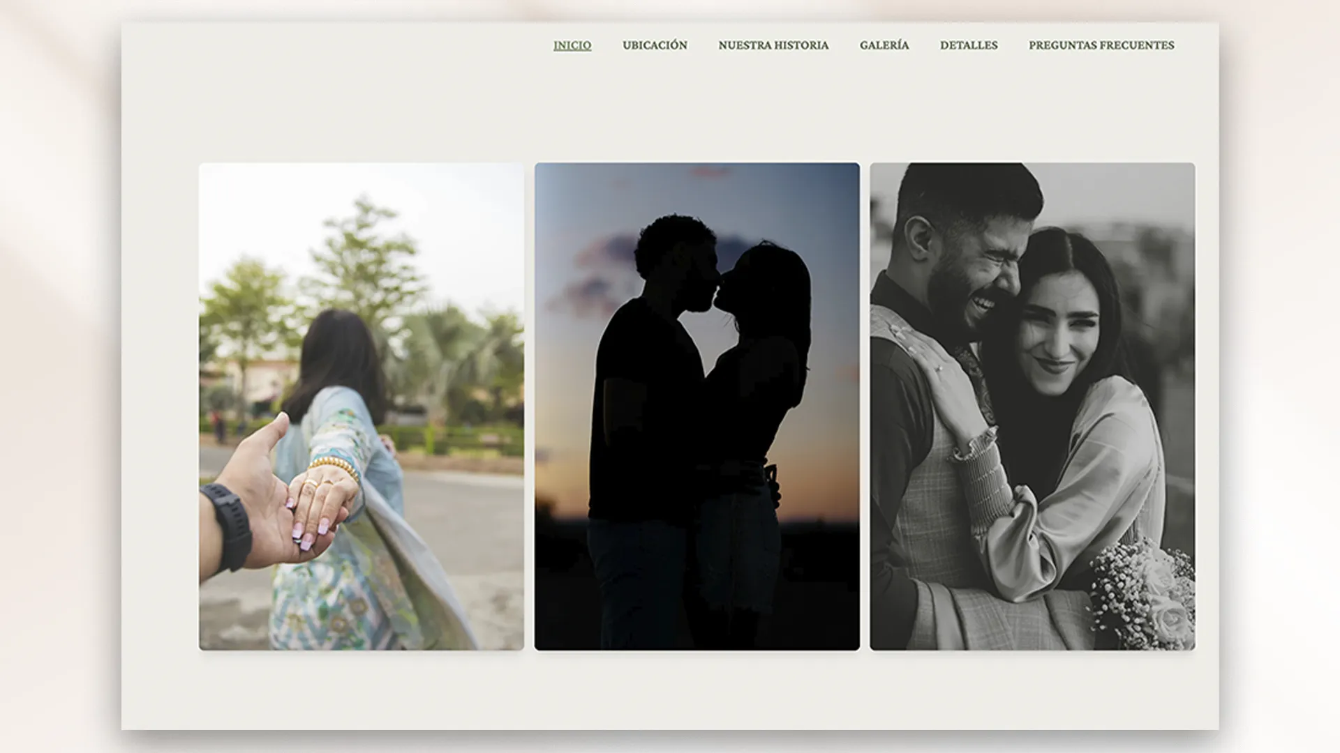 Bliss — main wedding template design