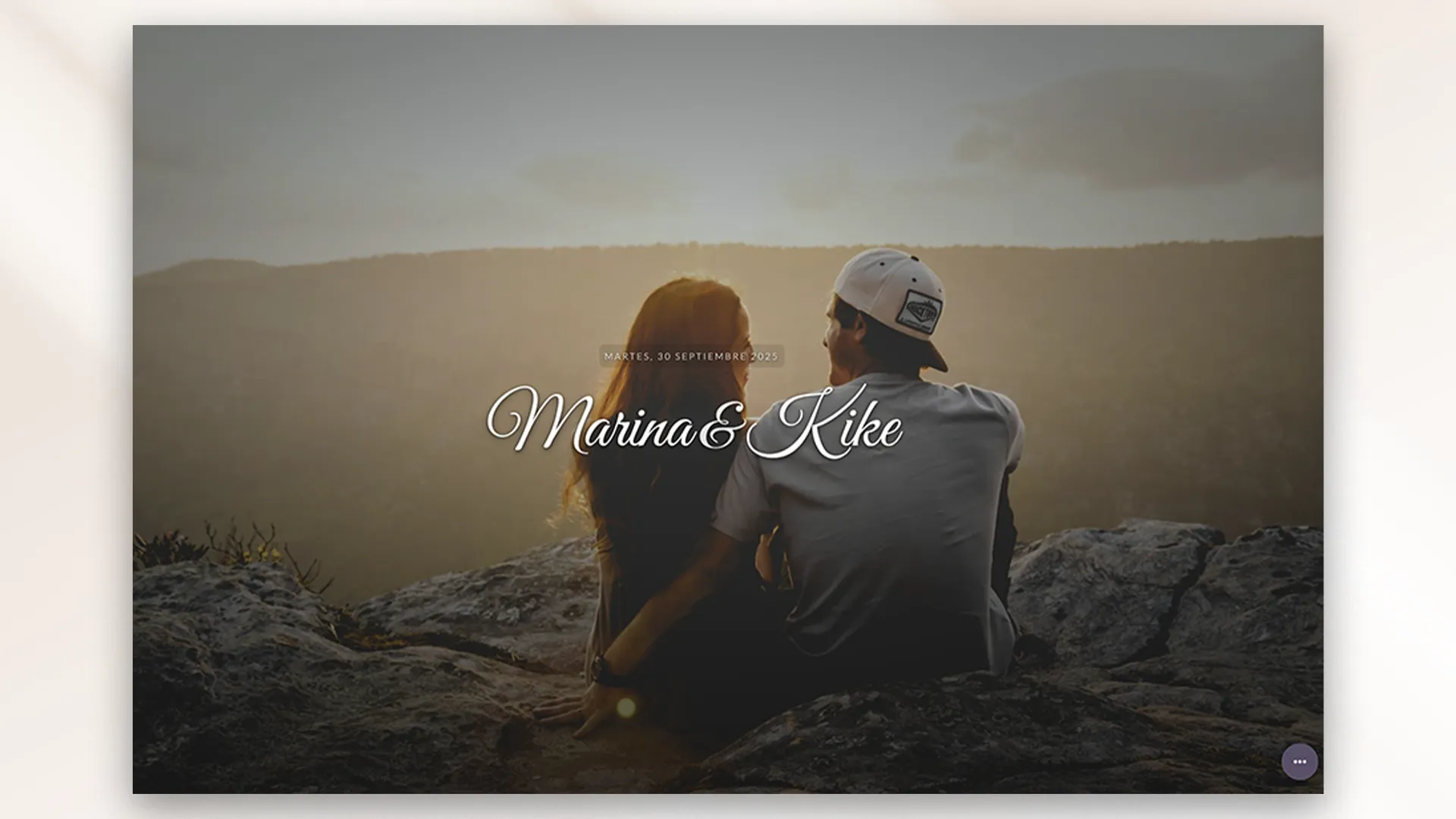 Grace — main wedding template design